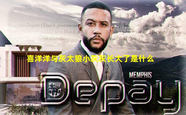 喜洋洋与灰太狼小灰灰长大了是什么
