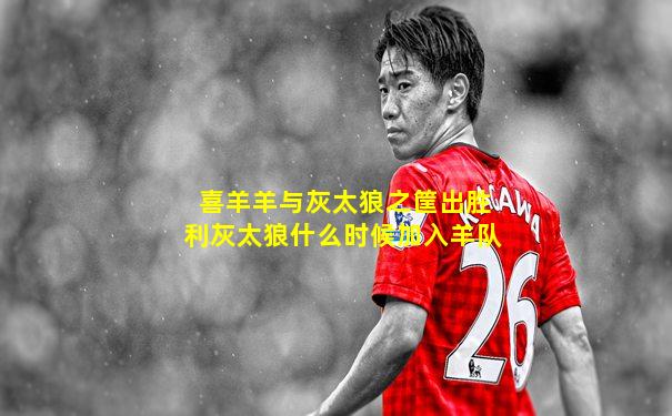 喜羊羊与灰太狼之筐出胜利灰太狼什么时候加入羊队