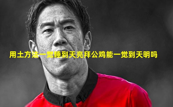 用土方法一觉睡到天亮拜公鸡能一觉到天明吗